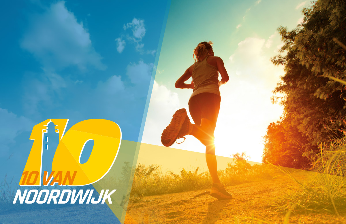 hardloop wedstrijd 10 van Noordwijk