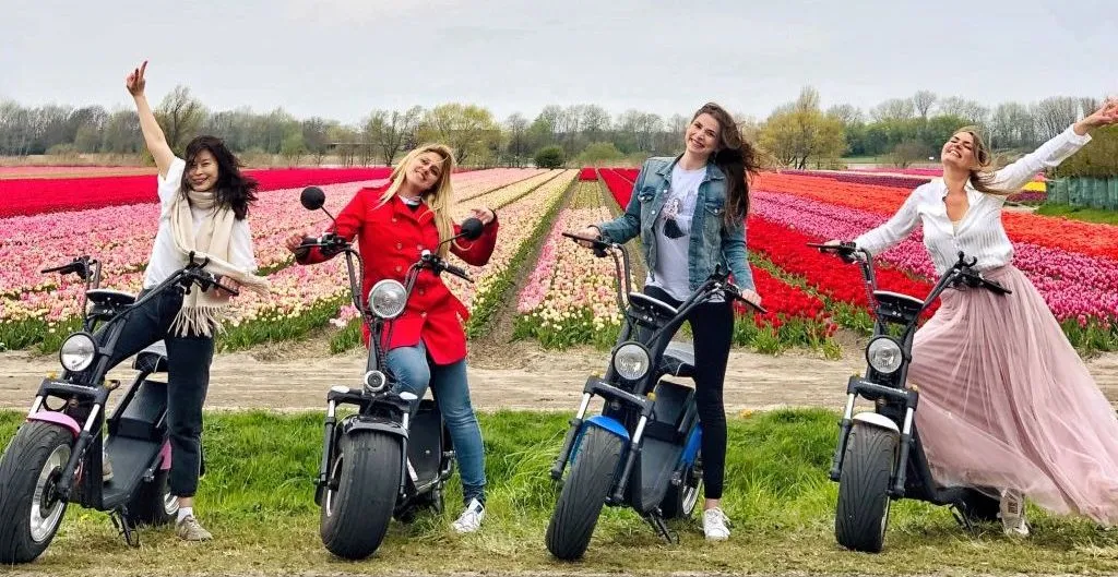 elektrische scooter tour Noordwijk