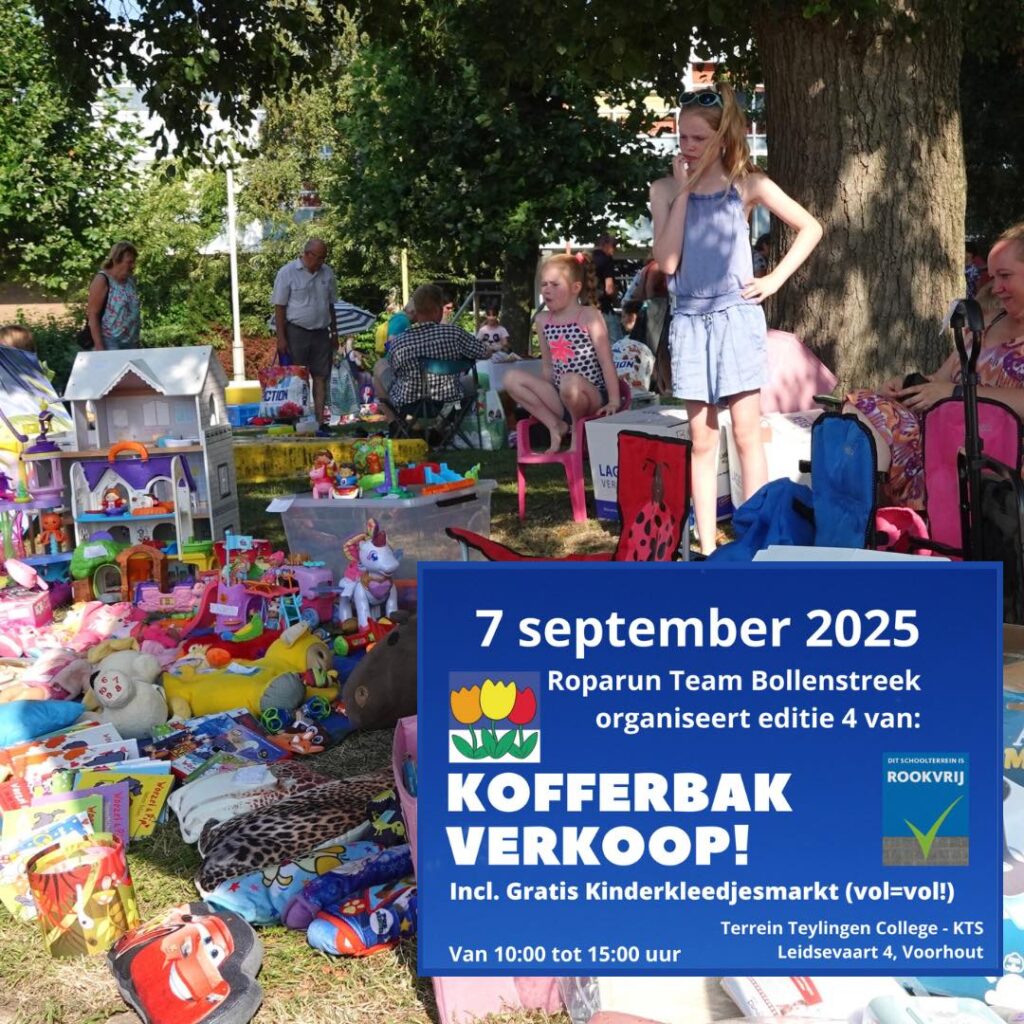 kofferbak rommelmarkt voorhout team roparun,kofferbak rommelmarkt zuid holland 2025